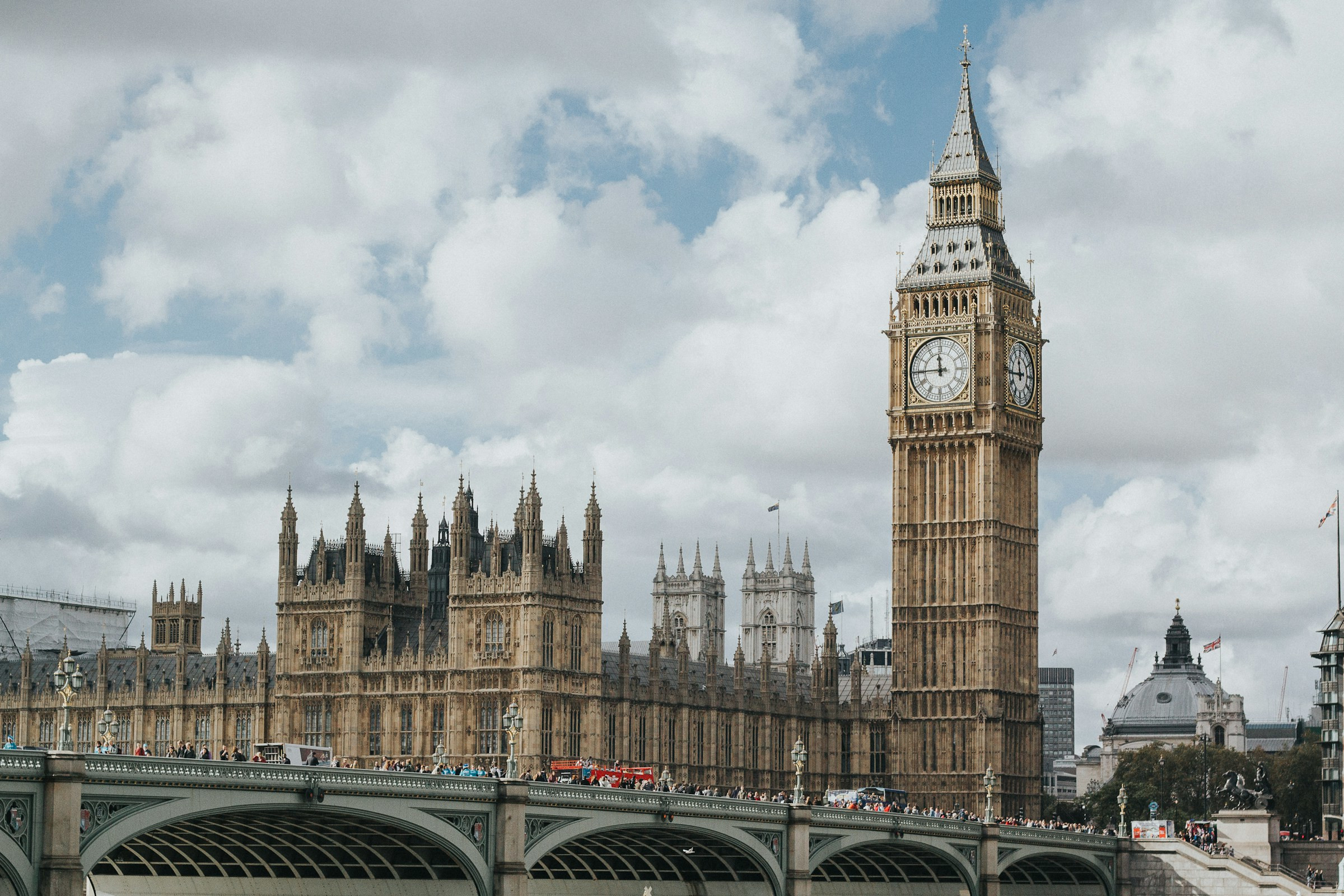 Big Ben and the Houses of Parliament in London